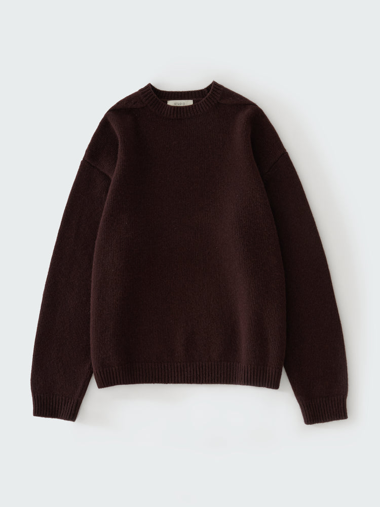 HEMYL KNIT IN BLACK GRAPE