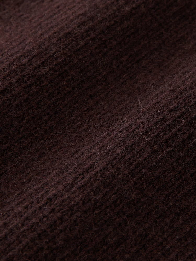 HEMYL KNIT IN BLACK GRAPE