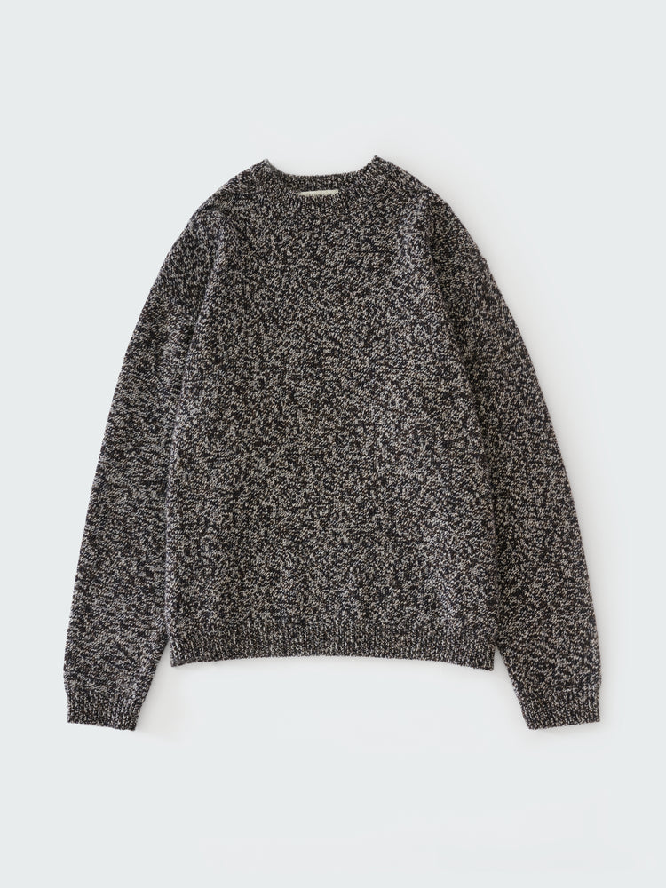 HEMYL KNIT IN NAVY MOULINE