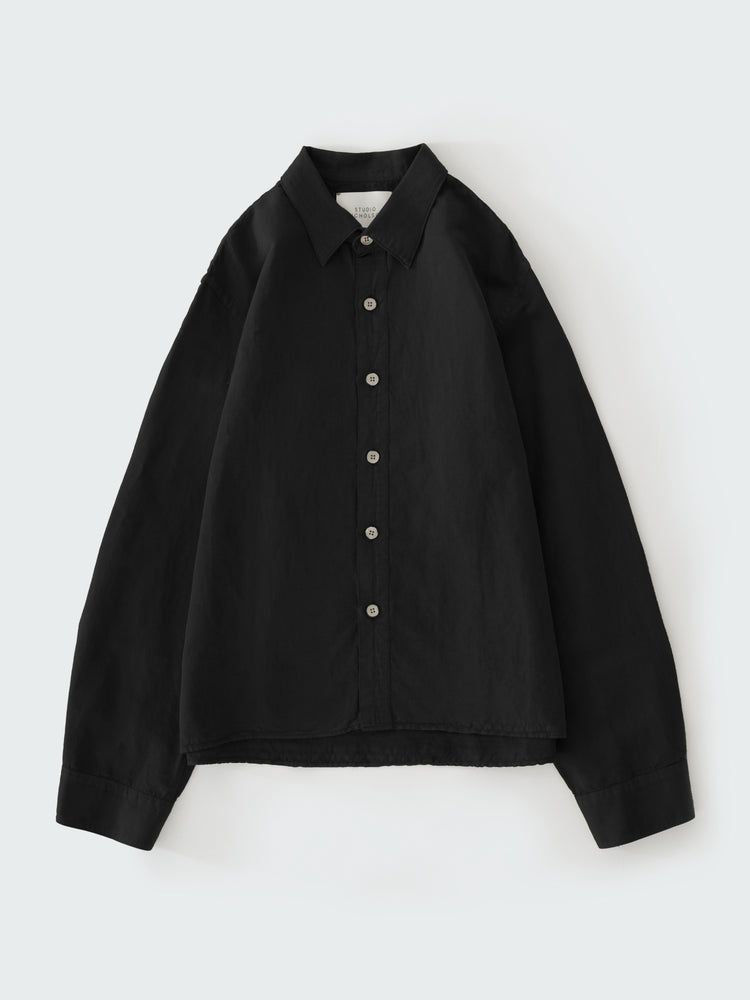 HITHE LINEN SHIRT IN BLACK