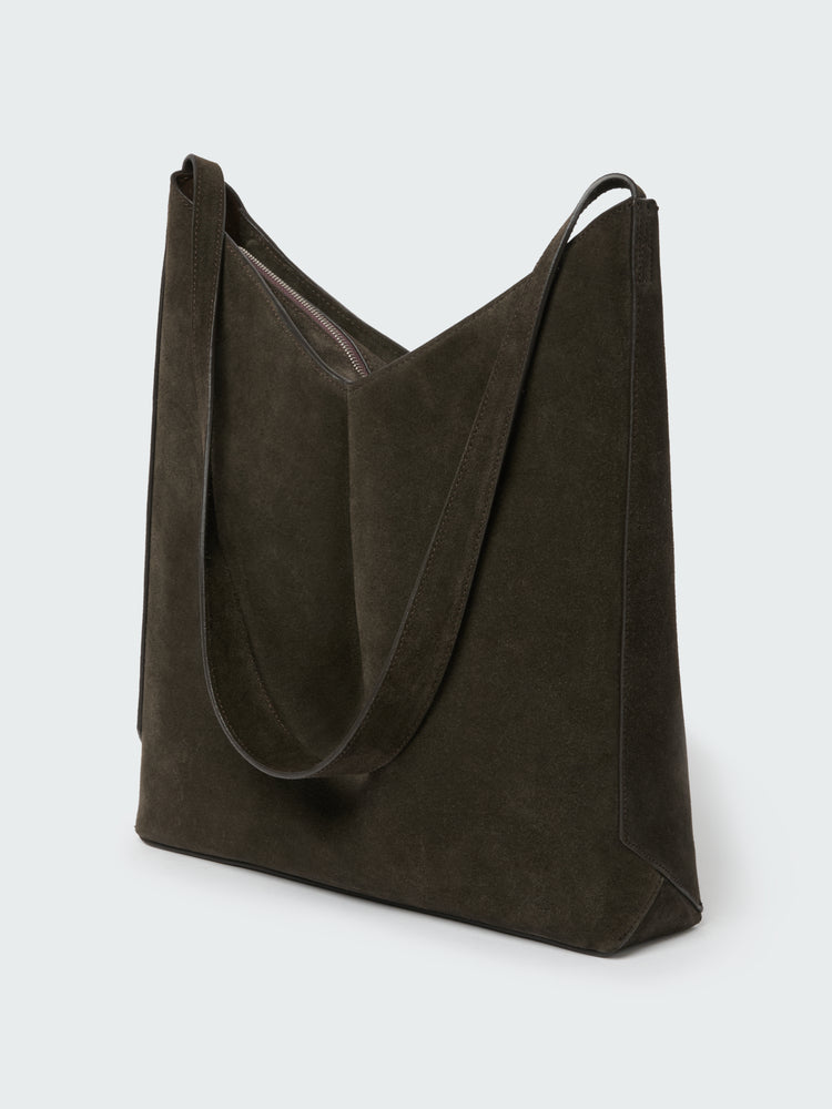 HOHO SUEDE BAG IN EBONY