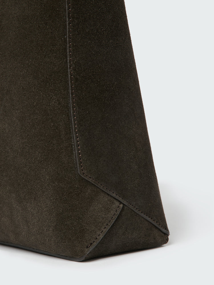 HOHO SUEDE BAG IN EBONY