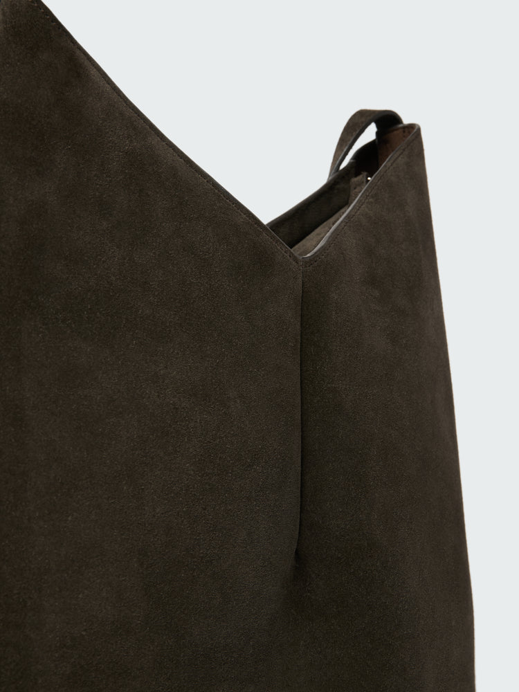 HOHO SUEDE BAG IN EBONY