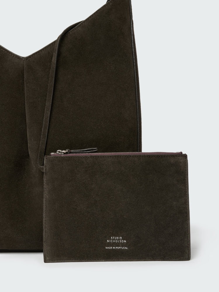 HOHO SUEDE BAG IN EBONY