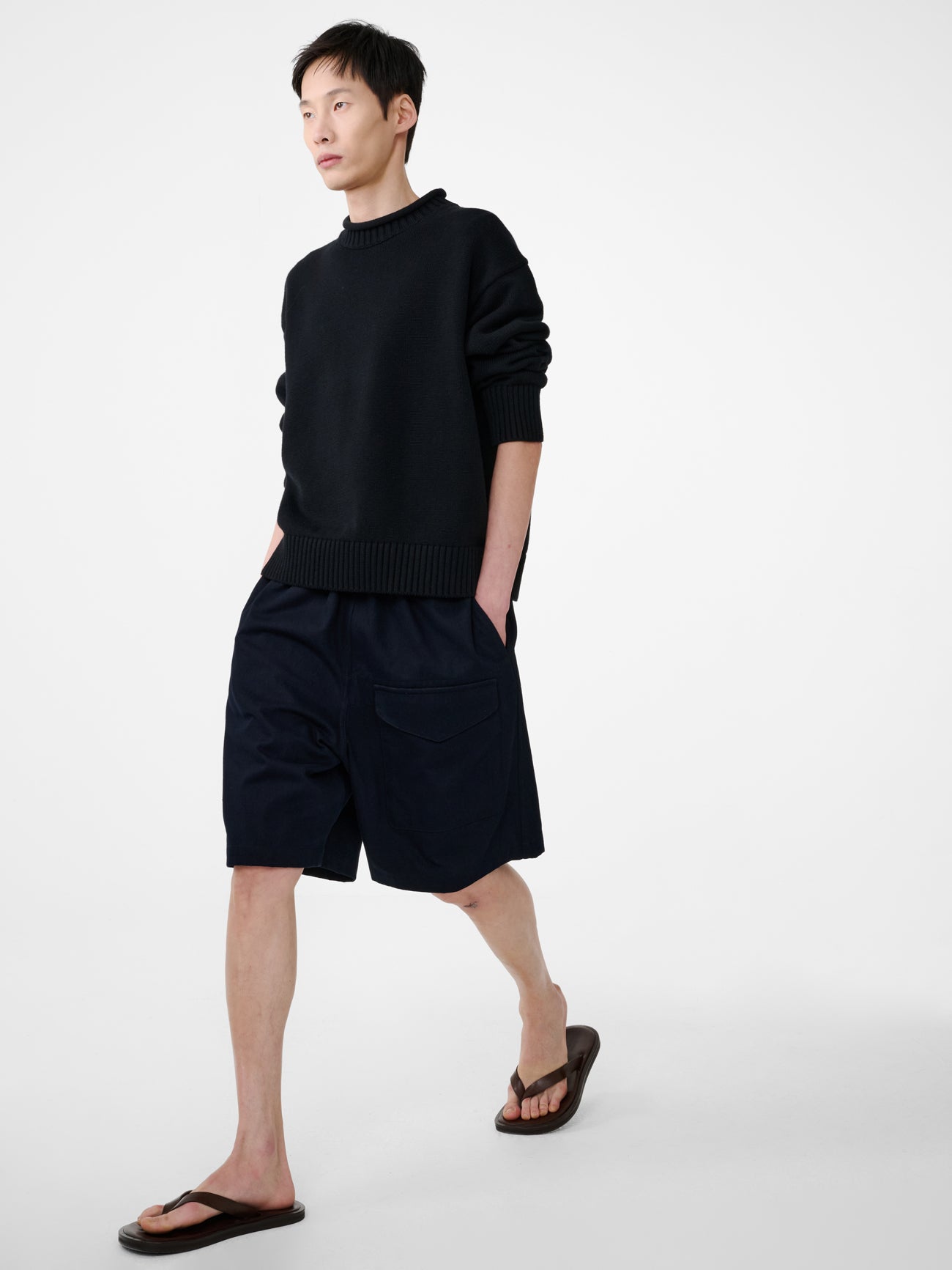 IKARIA SHORT IN INDIGO