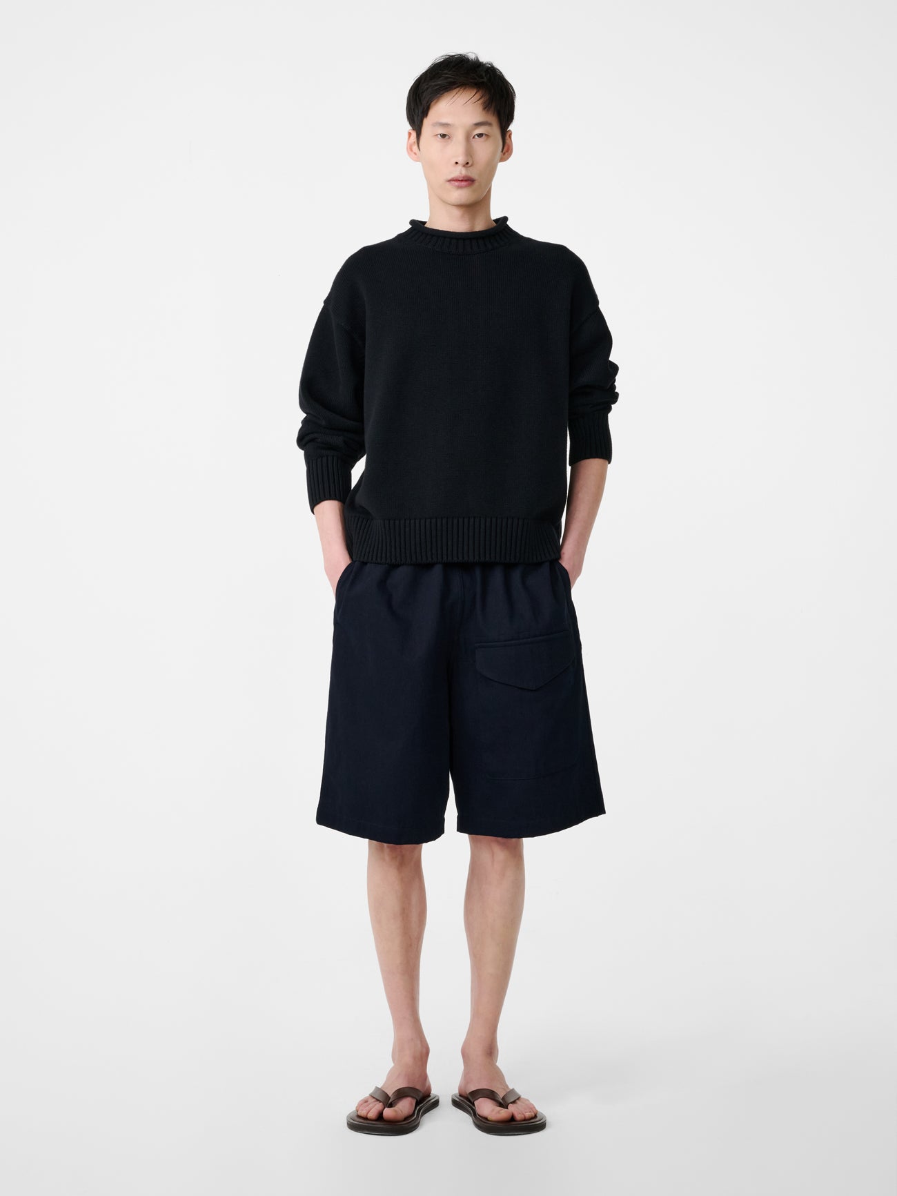 IKARIA SHORT IN INDIGO