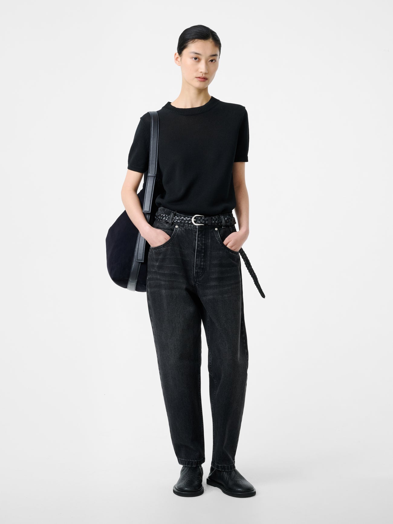 JURA DENIM PANT IN WASHED BLACK
