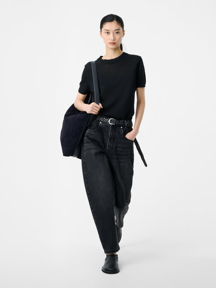 JURA DENIM PANT IN WASHED BLACK