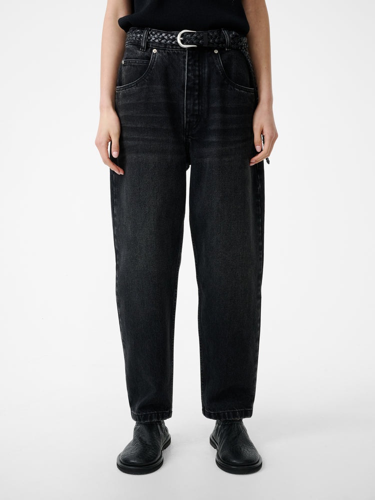 JURA DENIM PANT IN WASHED BLACK