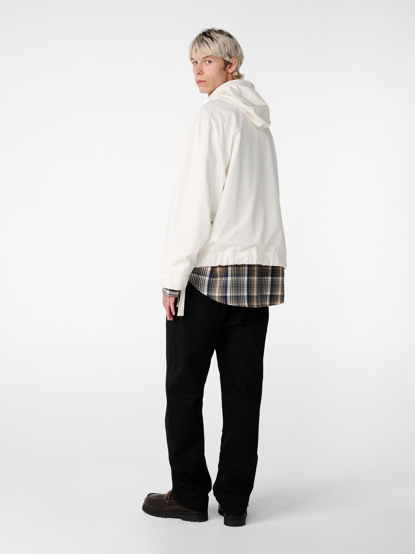 SN X AARON LEVINE KIRBY POPOVER JACKET IN PARCHMENT