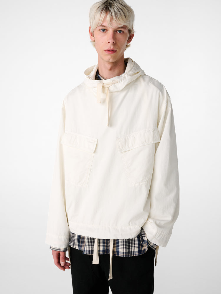 SN X AARON LEVINE KIRBY POPOVER JACKET IN PARCHMENT