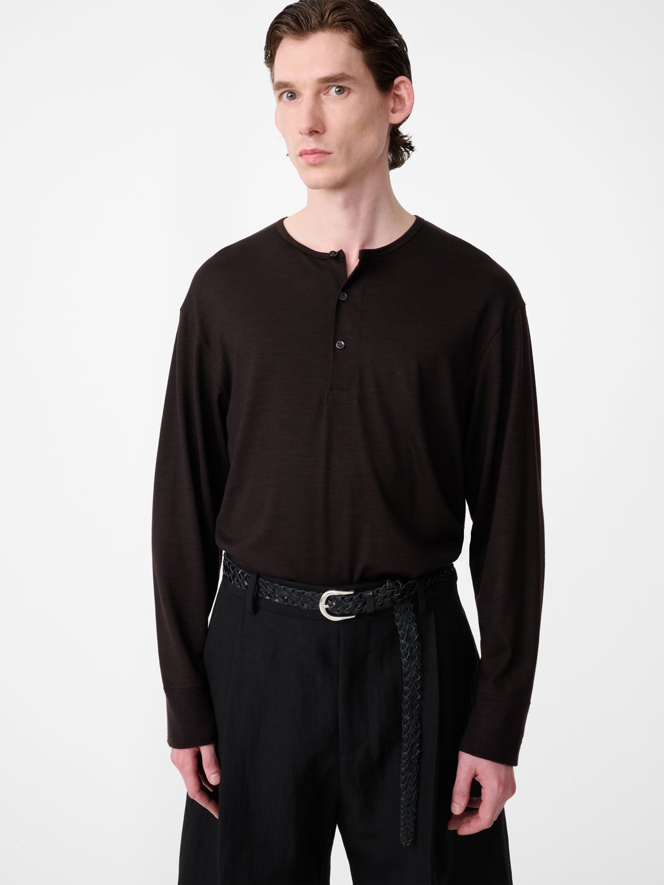 KUYTO JERSEY IN BLACK GRAPE
