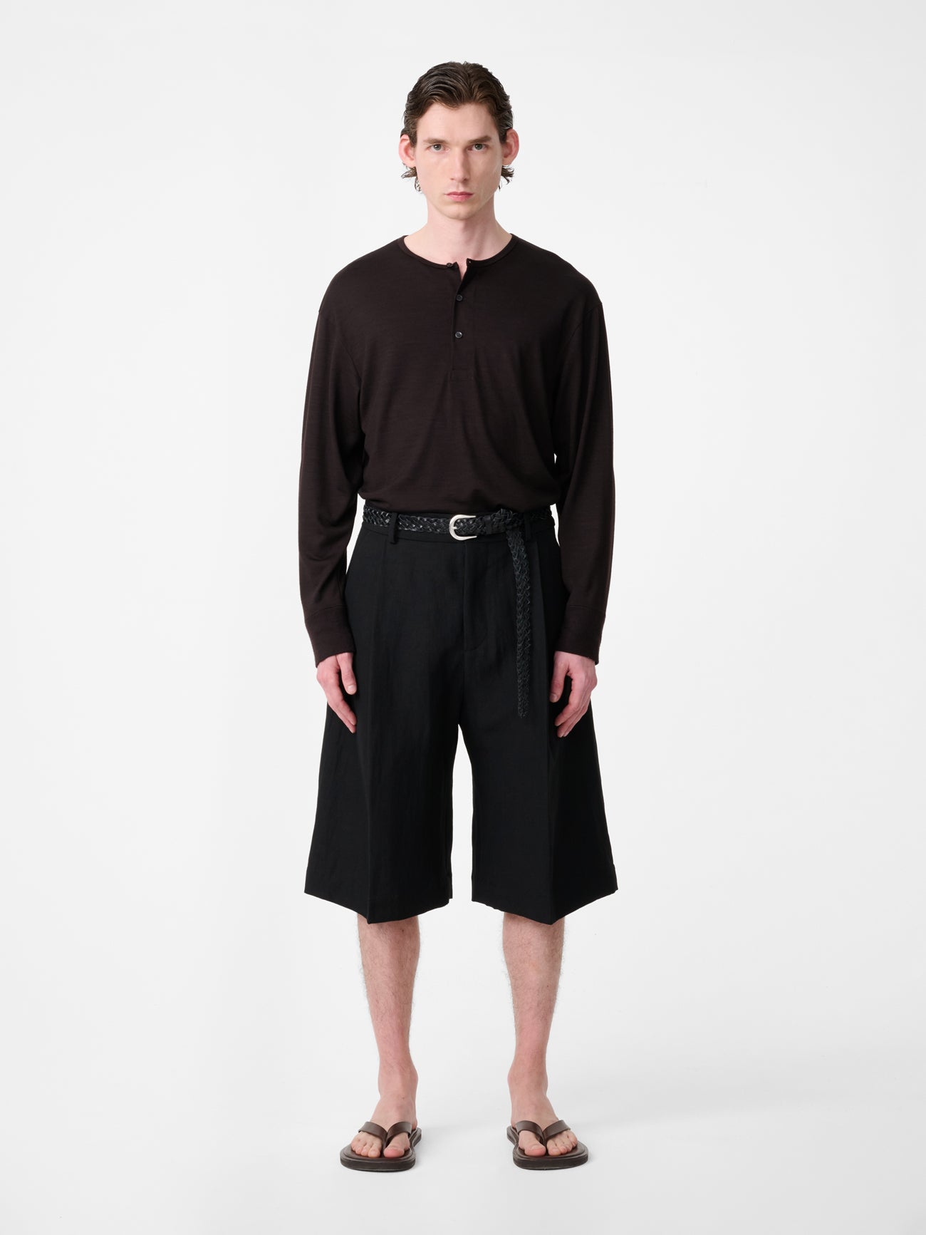 KUYTO JERSEY IN BLACK GRAPE