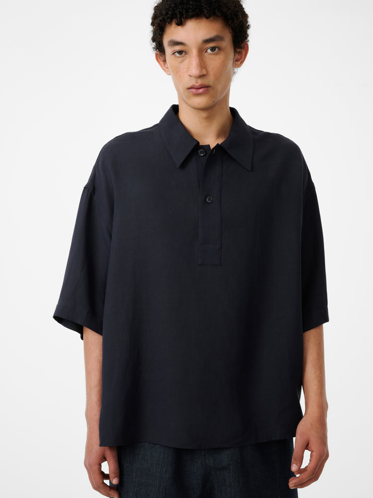 LEMMER SHIRT IN DARKEST NAVY
