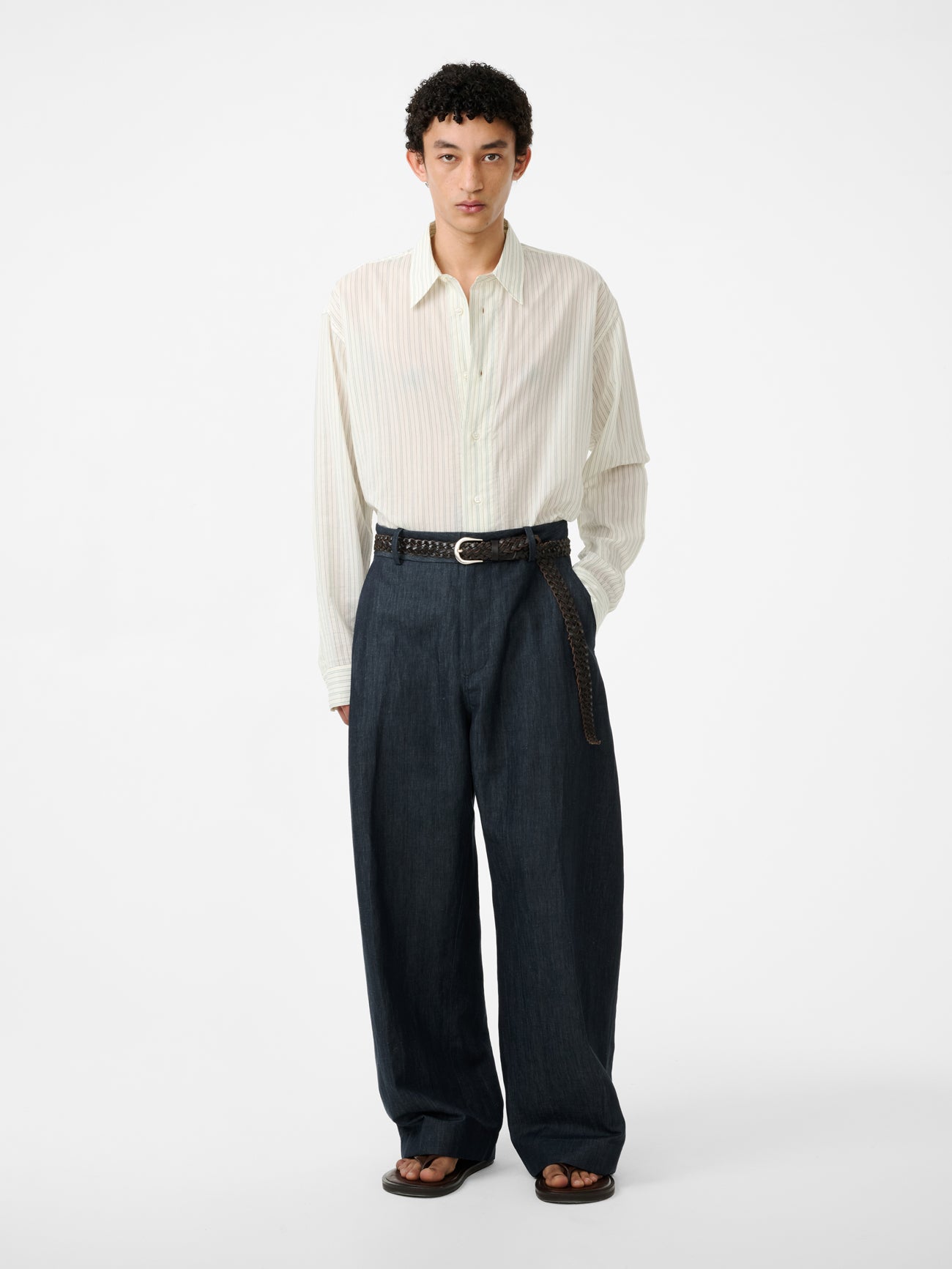 LEVY WIDE PANT IN INDIGO