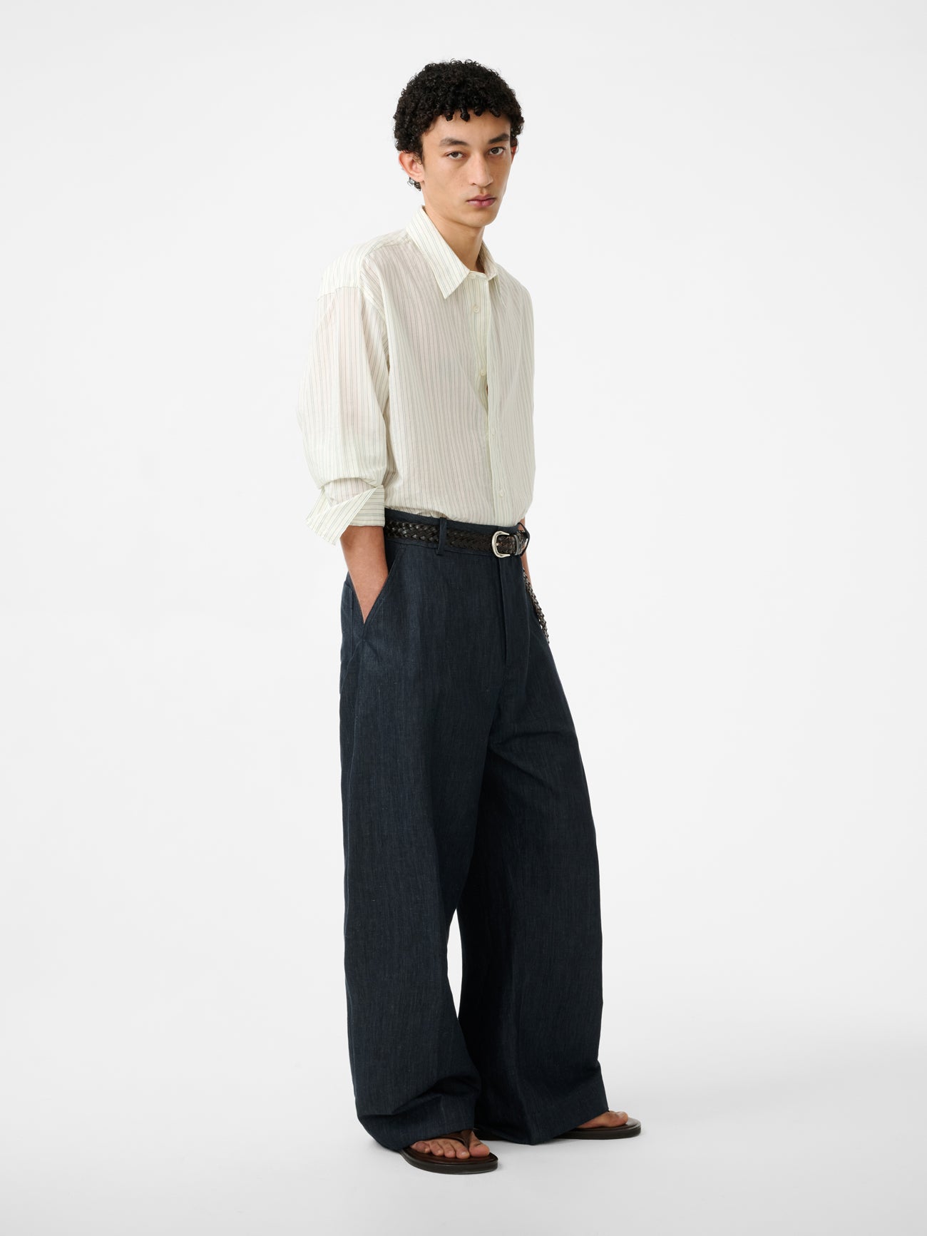 LEVY WIDE PANT IN INDIGO