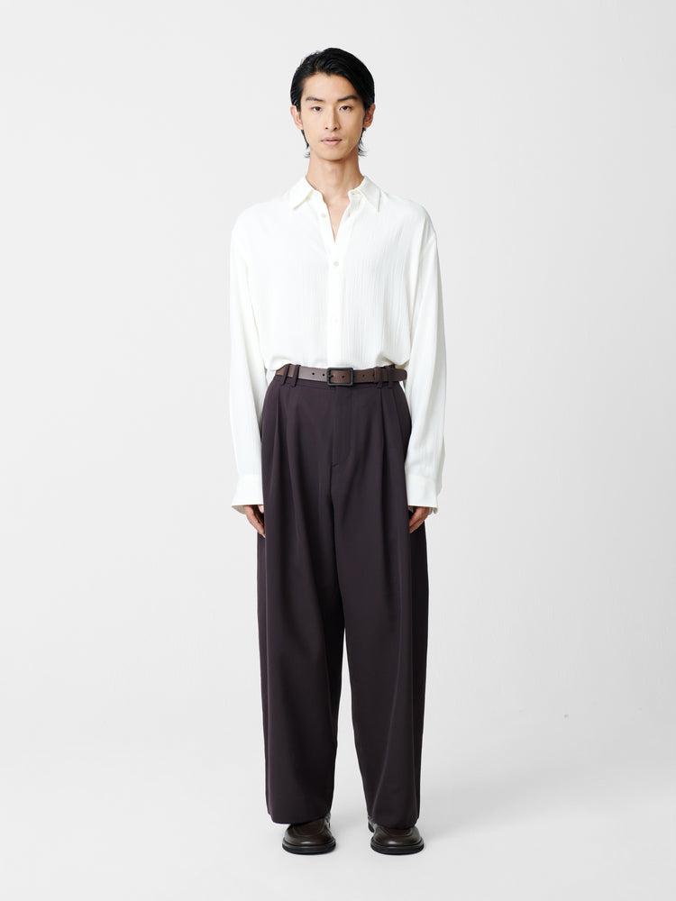LINE PANT IN ESPRESSO BROWN