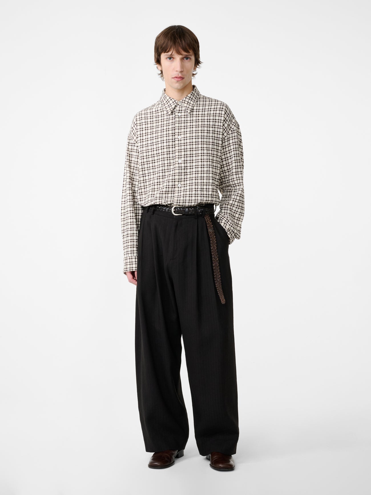 LINE PANT IN ESPRESSO