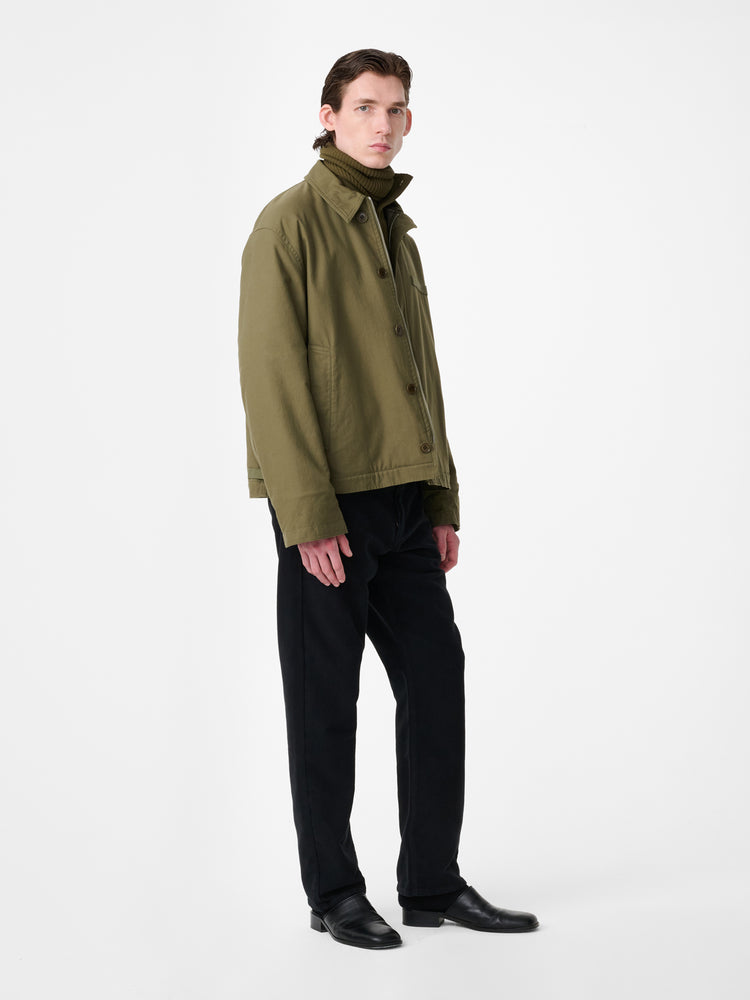 LINTON JACKET IN UTILITY GREEN