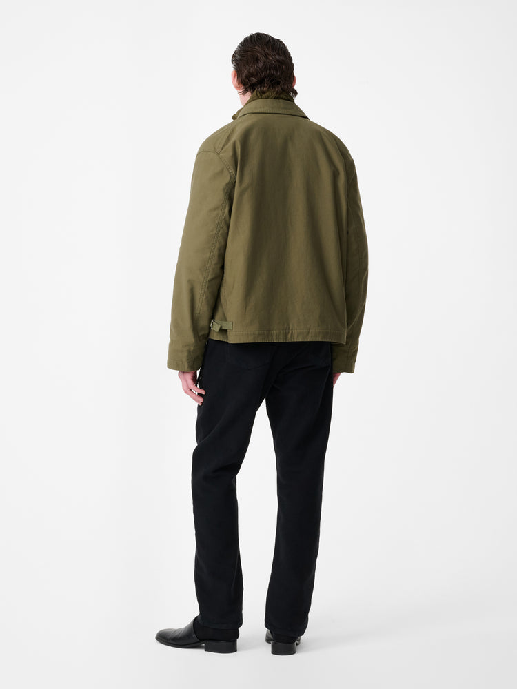 LINTON JACKET IN UTILITY GREEN