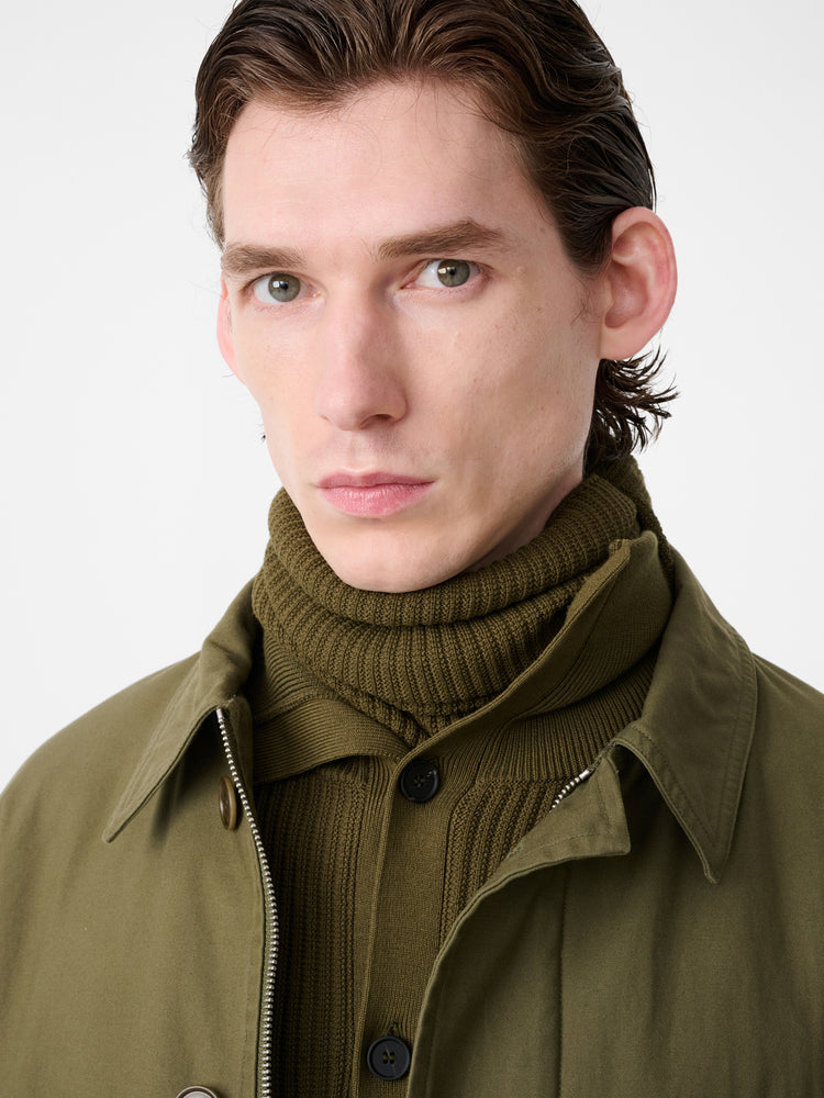 LINTON JACKET IN UTILITY GREEN