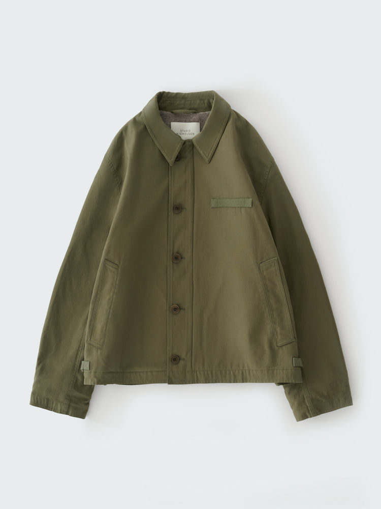 LINTON JACKET IN UTILITY GREEN