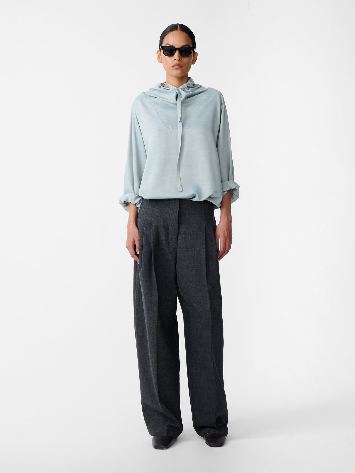 LIRA PANT IN SLATE MELANGE