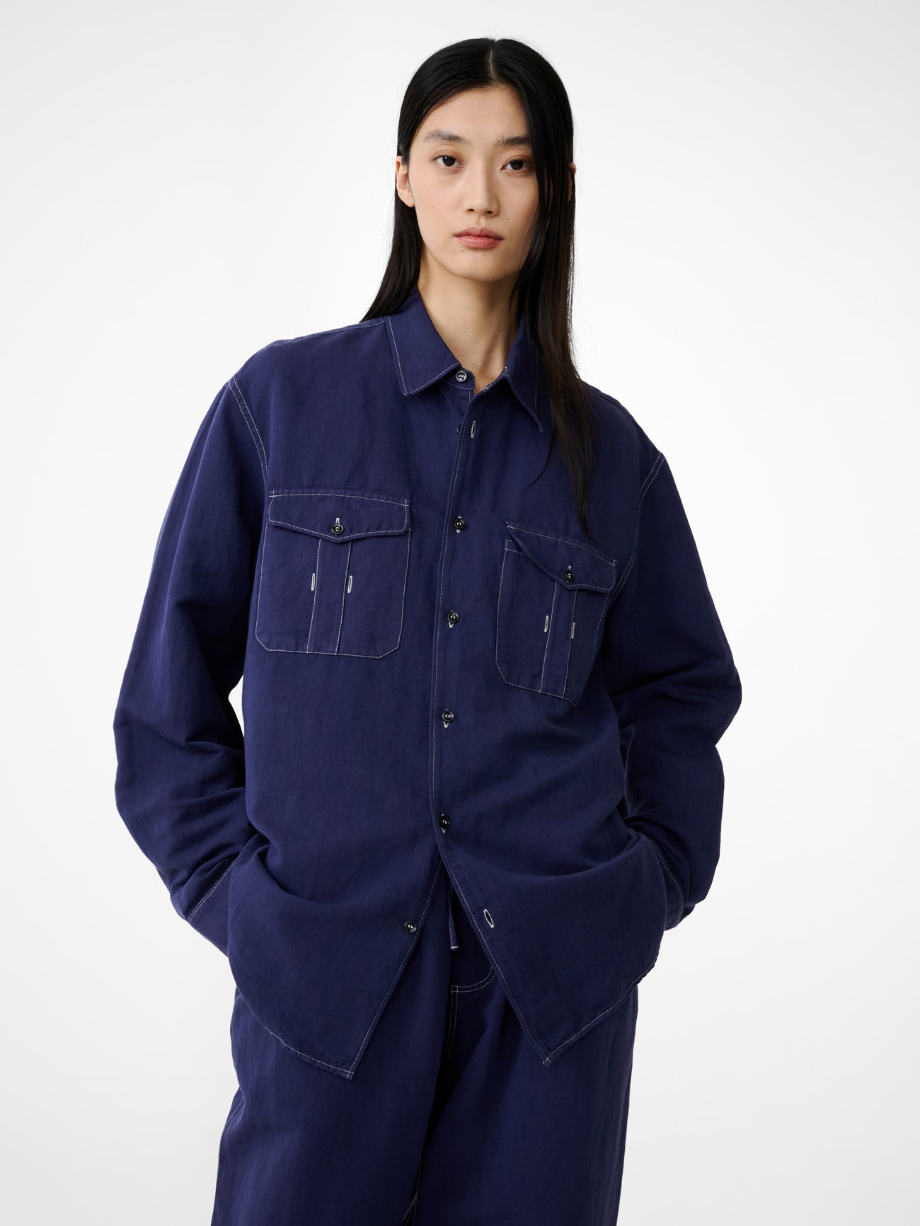 LOURO SHIRT IN INDIGO
