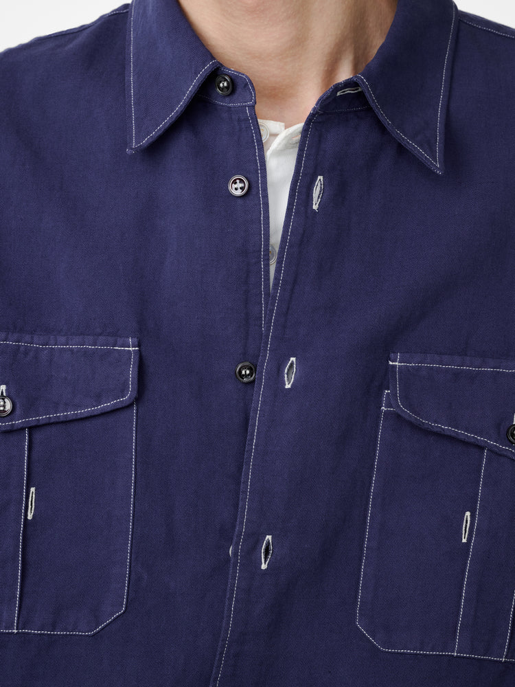LOURO SHIRT IN INDIGO