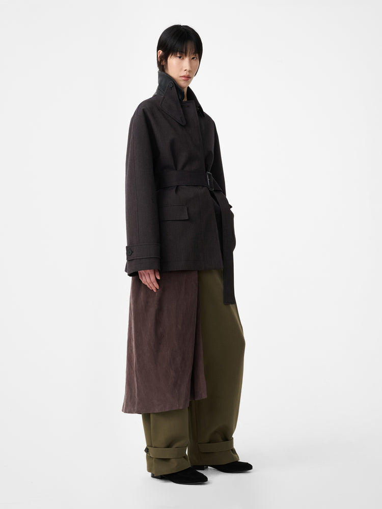 LURIE JACKET IN BROWN MARL