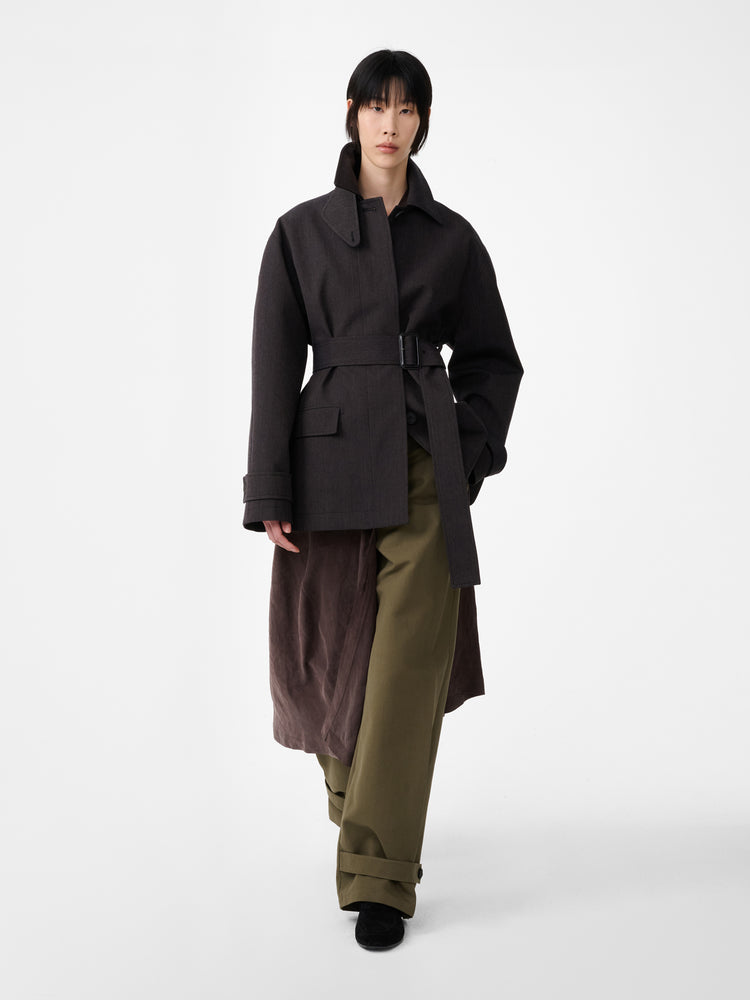 LURIE JACKET IN BROWN MARL