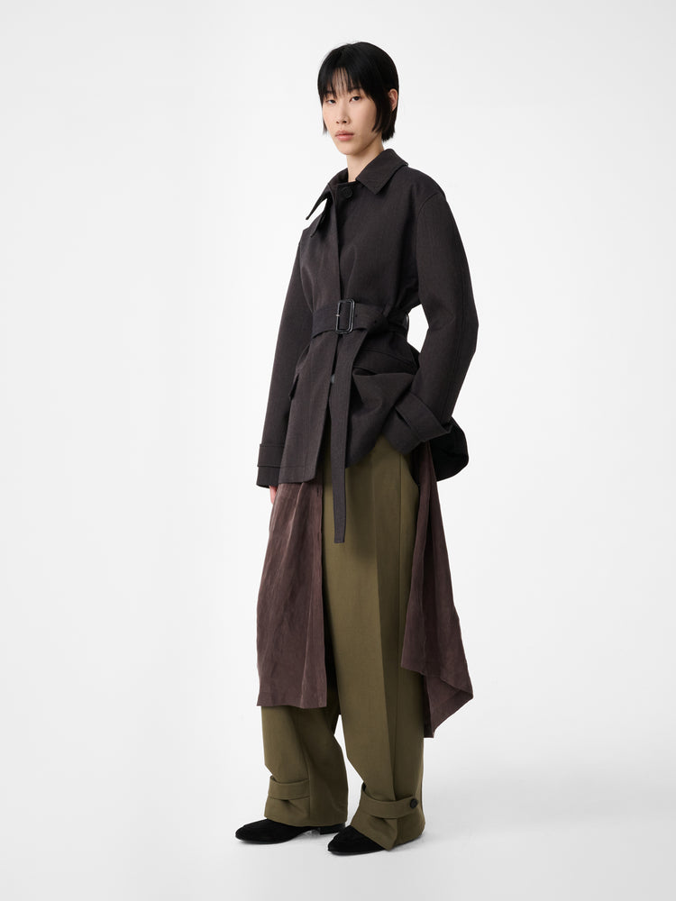 LURIE JACKET IN BROWN MARL