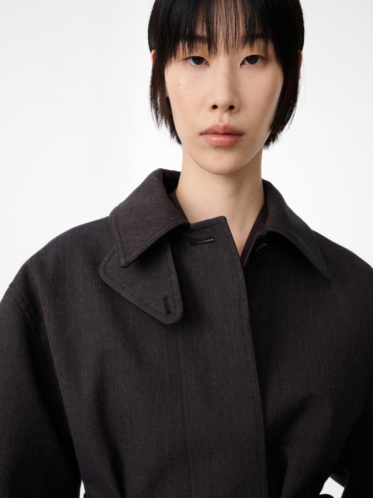 LURIE JACKET IN BROWN MARL