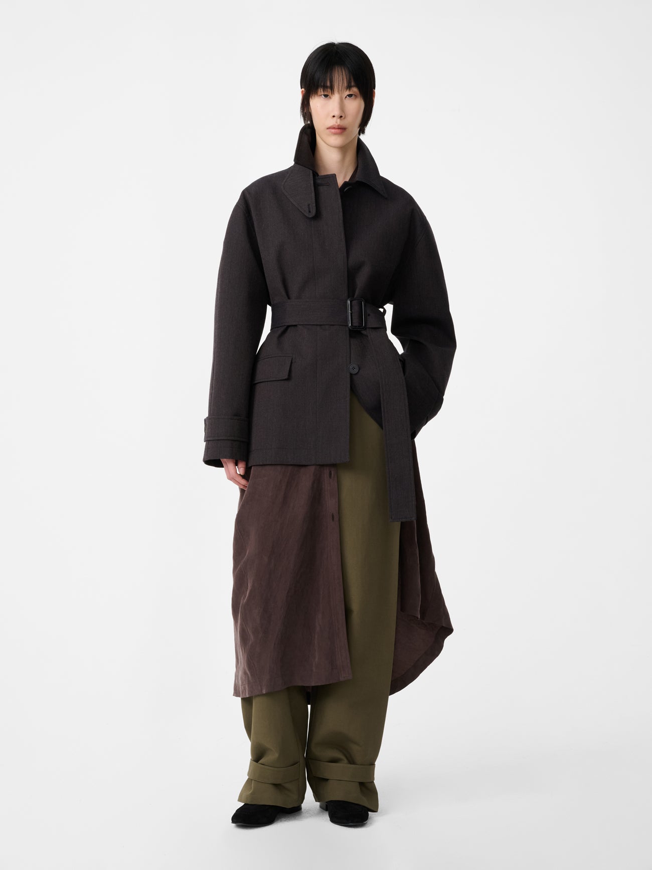 LURIE JACKET IN BROWN MARL