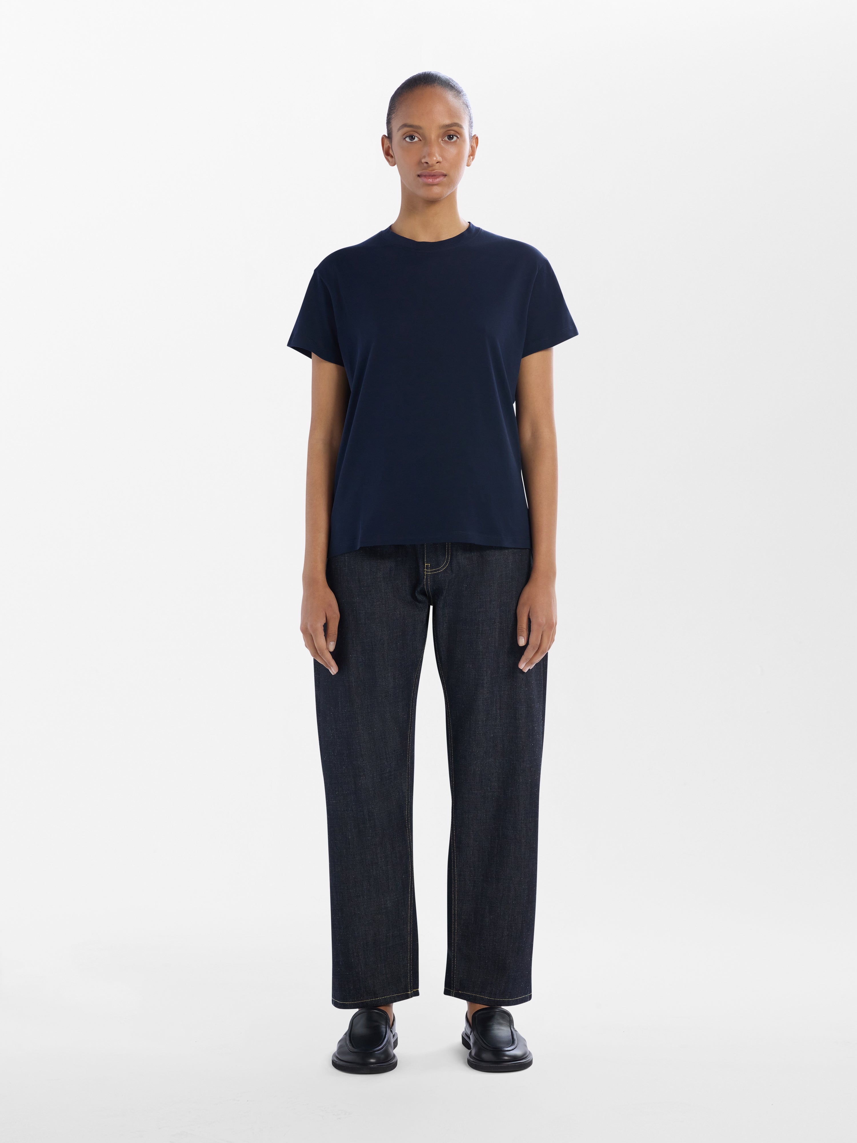 ★STUDIO NICHOLSON★マリン コットン ジャージ Tシャツ STUDIO NICHOLSON(スタジオ ニコルソン)｜【MEN】LAY コットン
