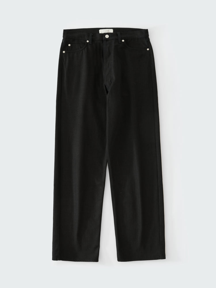 MARYLEBONE DENIM PANT IN BLACK
