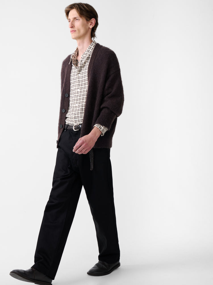 MARYLEBONE DENIM PANT IN BLACK