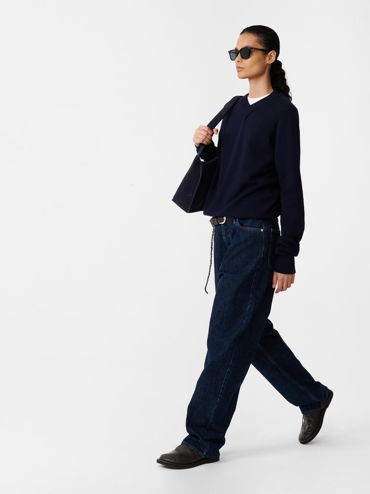 MARYLEBONE DENIM PANT IN INDIGO LIGHT WASH