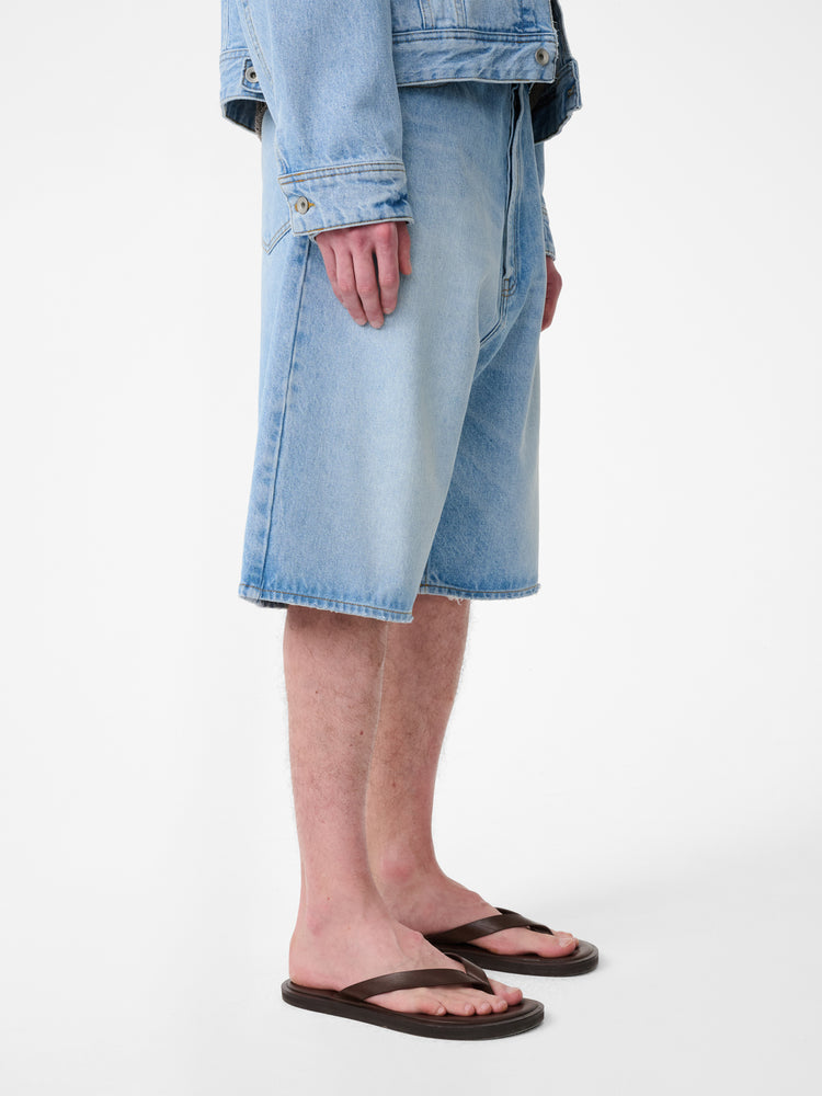 MARYLEBONE DENIM SHORT IN BLEACH WASH