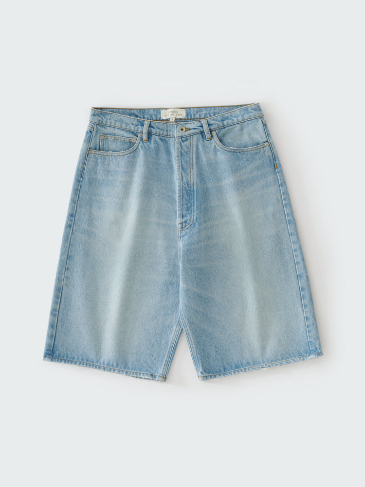 MARYLEBONE DENIM SHORT IN BLEACH WASH