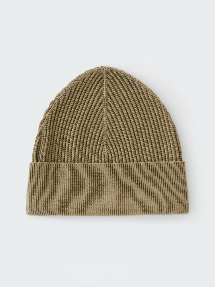 MIKKEL BEANIE IN MILITARY GREEN