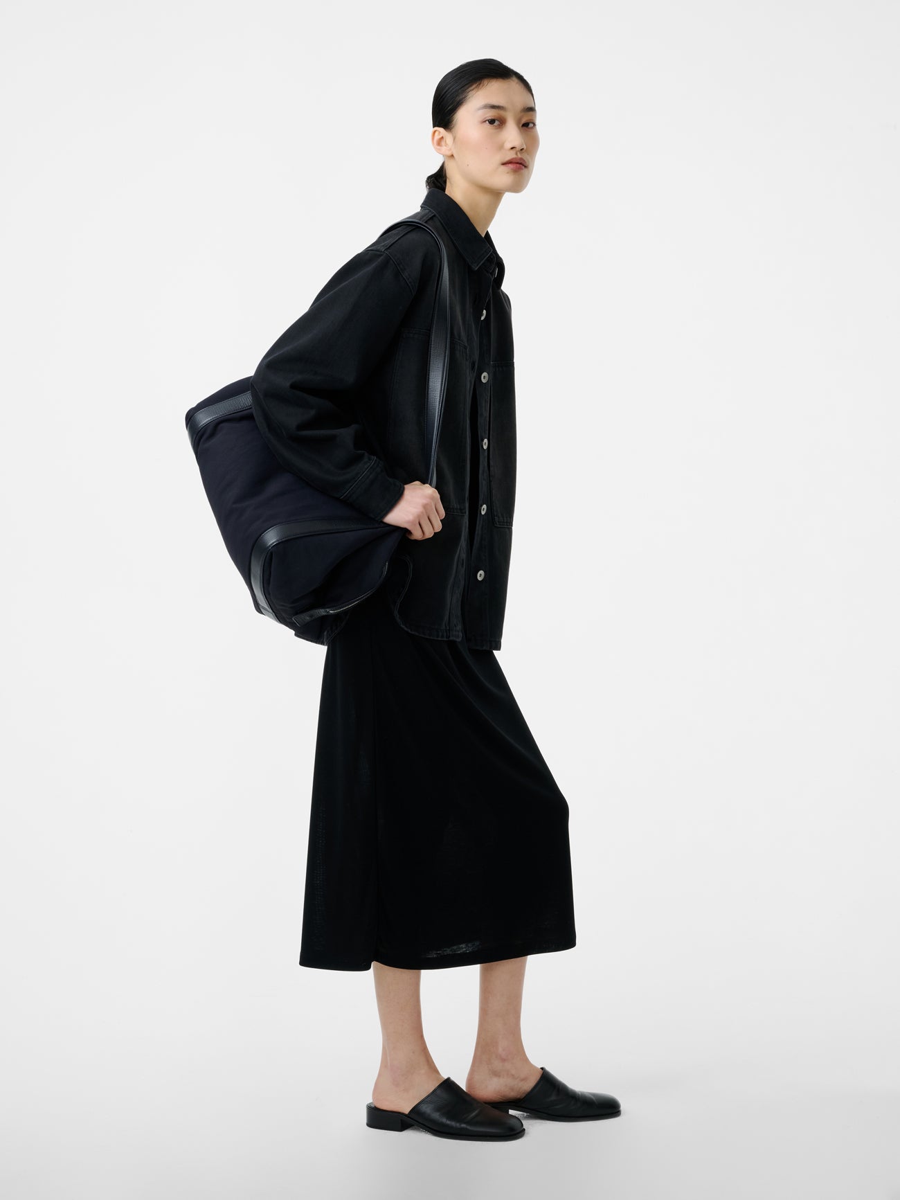 MILNER JERSEY DRESS IN BLACK