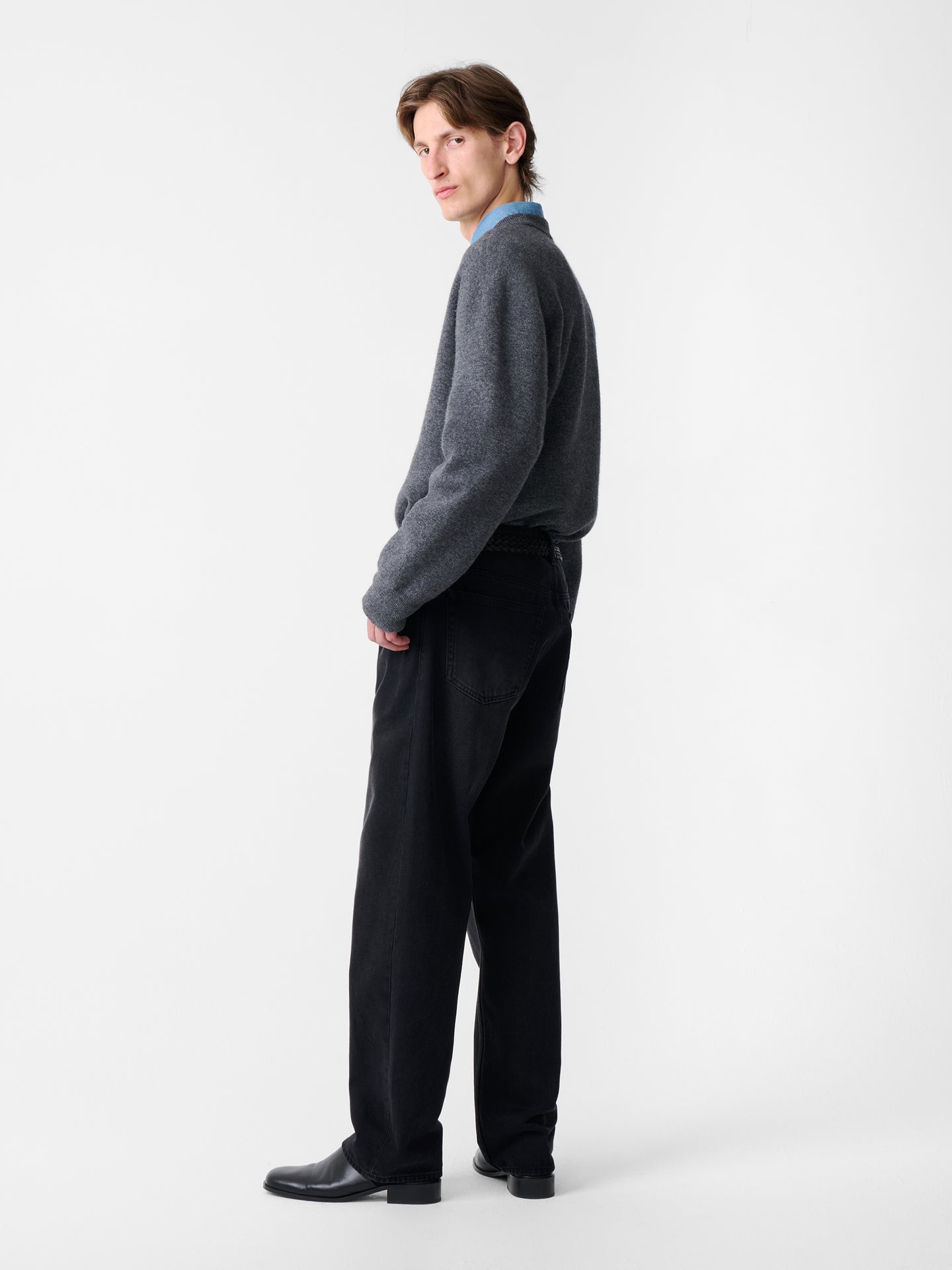 MORAY KNIT IN CHARCOAL MARL
