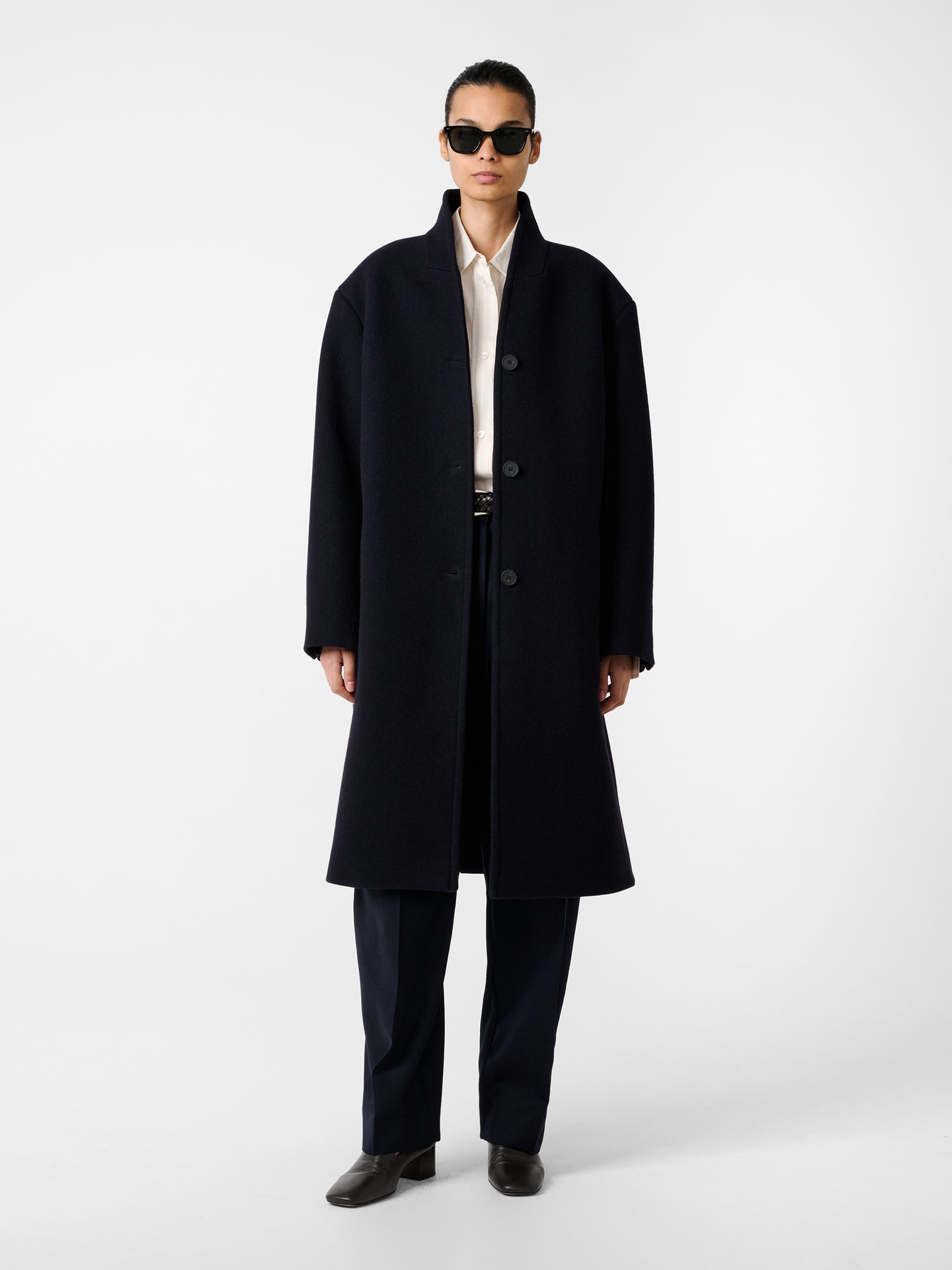MORRO COAT IN DARK NAVY