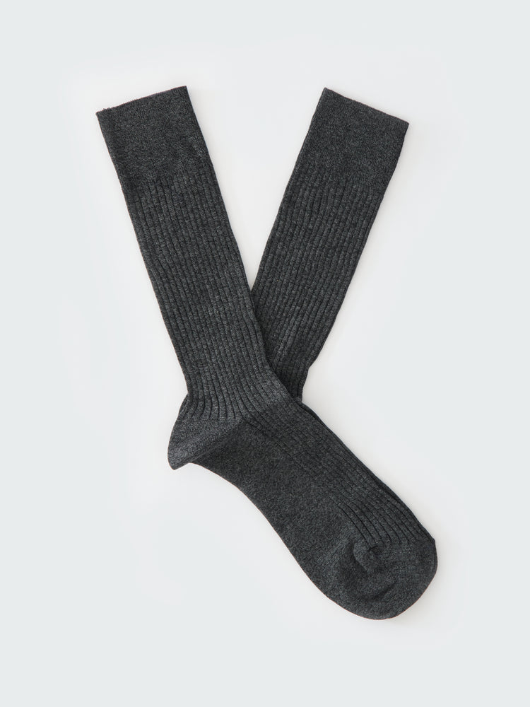 NEFFI SOCKS IN CHARCOAL