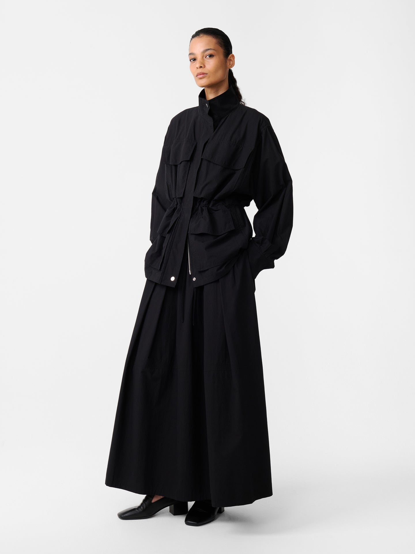 OTTOWA SKIRT IN WASHED BLACK