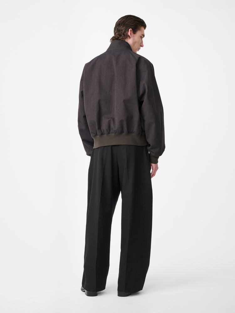 OVER JACKET IN BROWN MARL