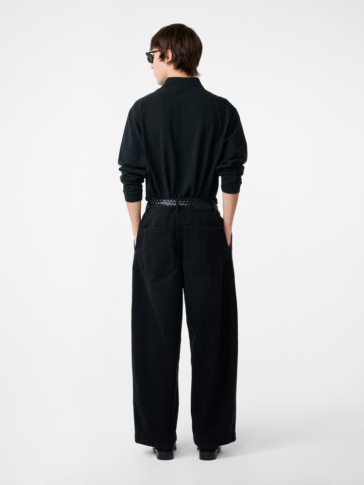 OZERO JERSEY IN WASHED BLACK