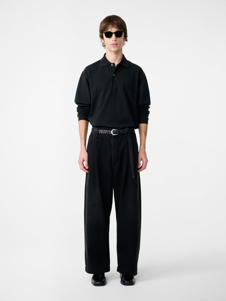 OZERO JERSEY IN WASHED BLACK