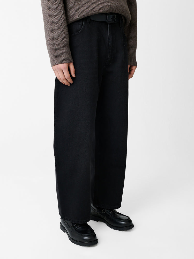 PAOLO DENIM PANT IN WASHED BLACK